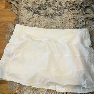 Lululemon Pace Rival Skirt Regular-White